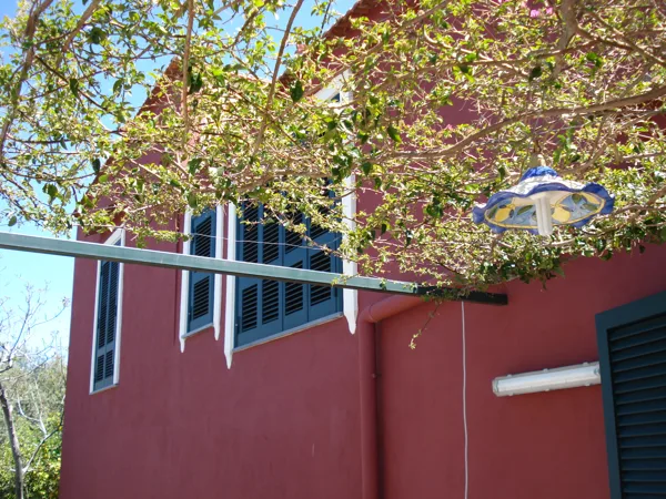 Outside